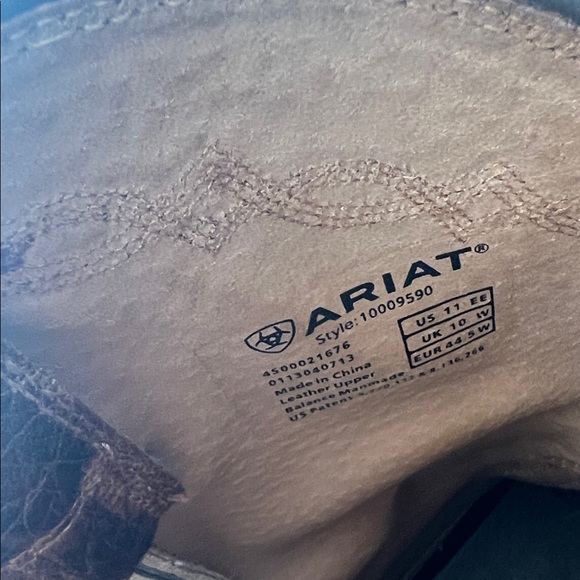 Ariat Brown Leather Men's Boots - Picture 2 of 8